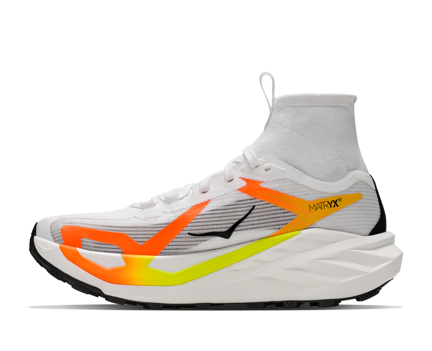 Hoka M Tecton X 4 FROST / NEON TANGERINE