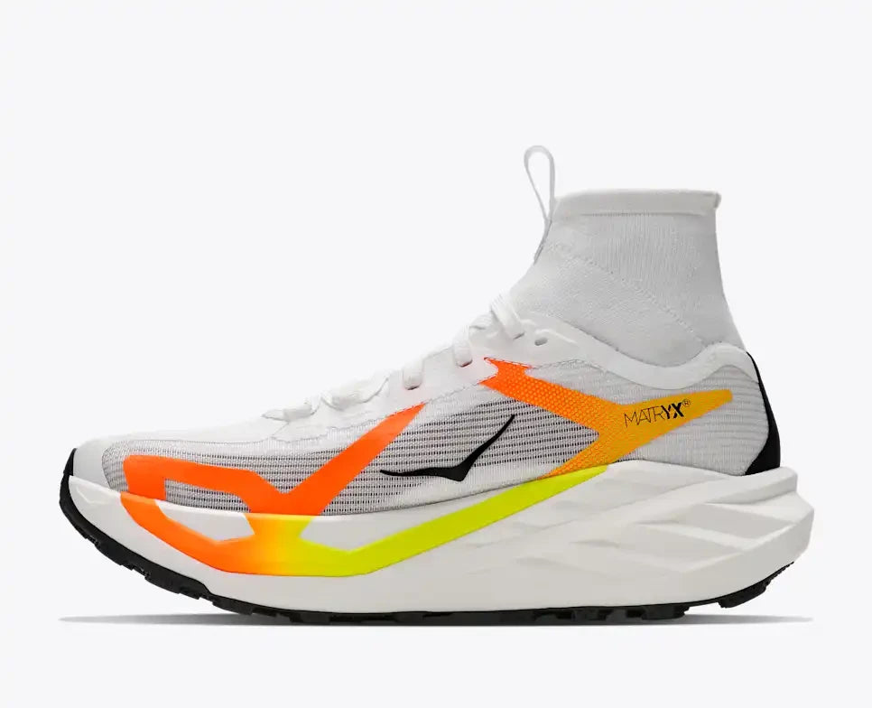 Hoka W Tecton X 4 FROST / NEON TANGERINE