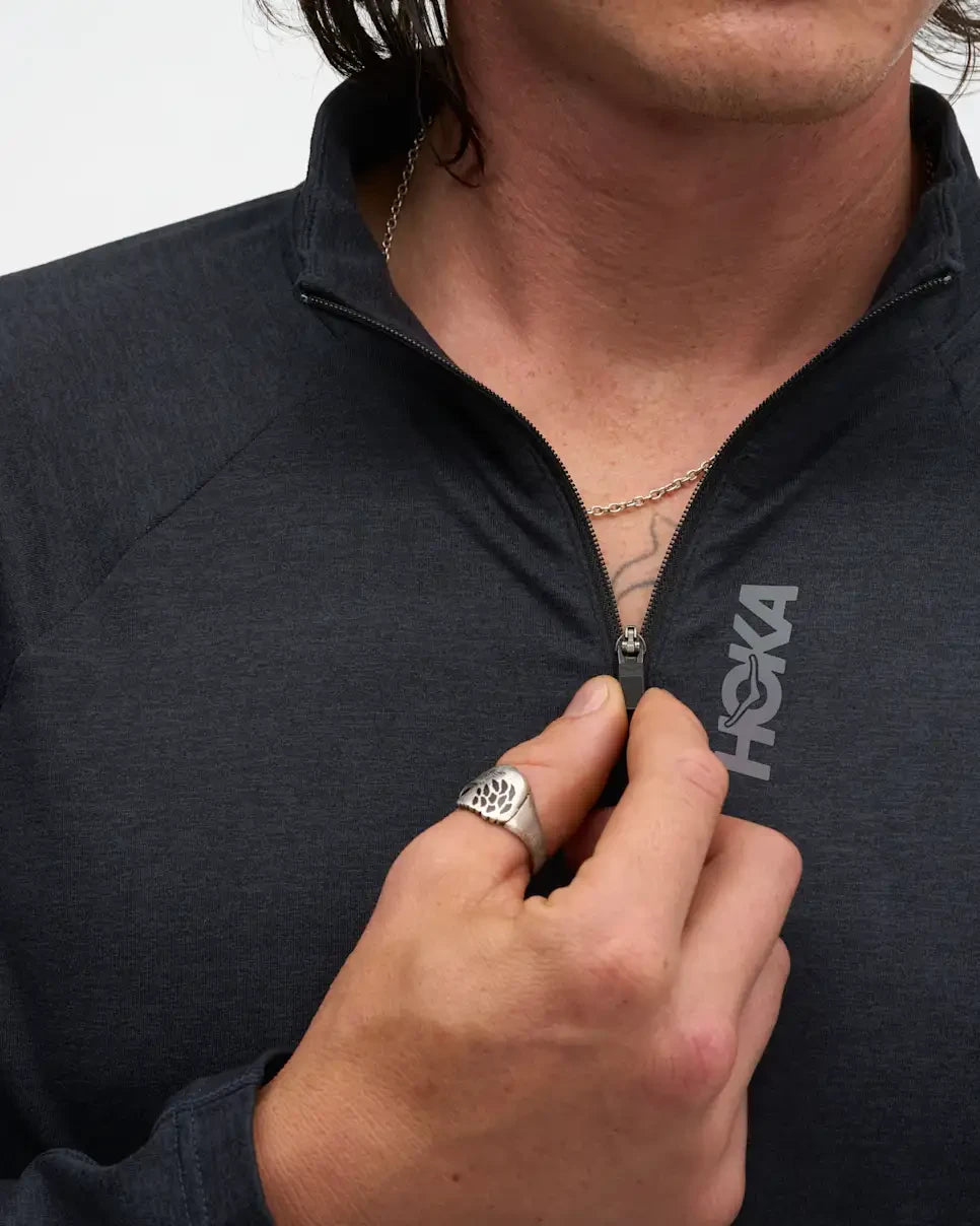 Hoka M Skyform Half Zip Black