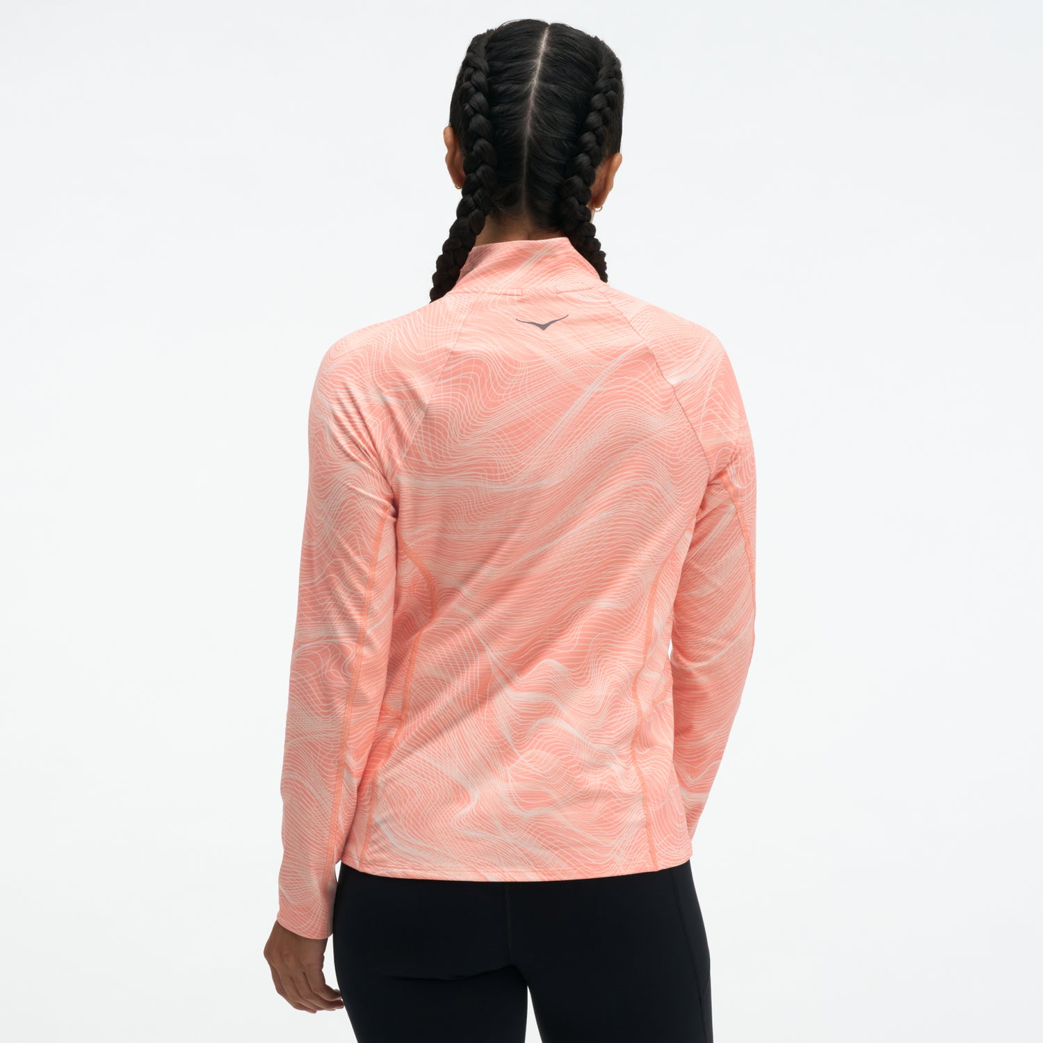 Hoka Skyfoam 1/2 Zip CLF PRT W Sunstone