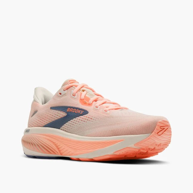 Brooks Ghost 18 W Star White/Cyber Peach/Grey