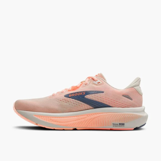 Brooks Ghost 18 W Star White/Cyber Peach/Grey