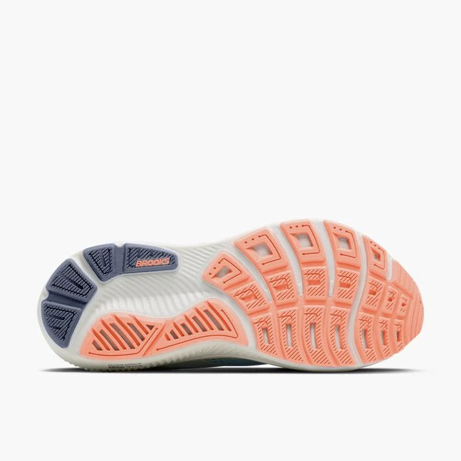 Brooks Ghost 18 W Star White/Cyber Peach/Grey