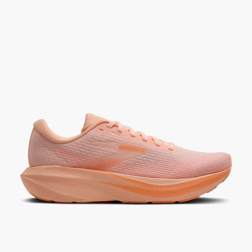Brooks Ghost Amp W Peach/White