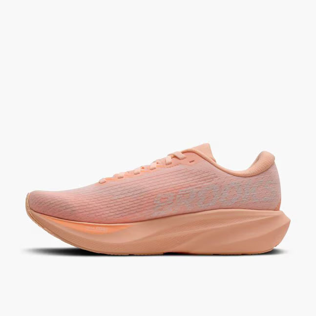 Brooks Ghost Amp W Peach/White