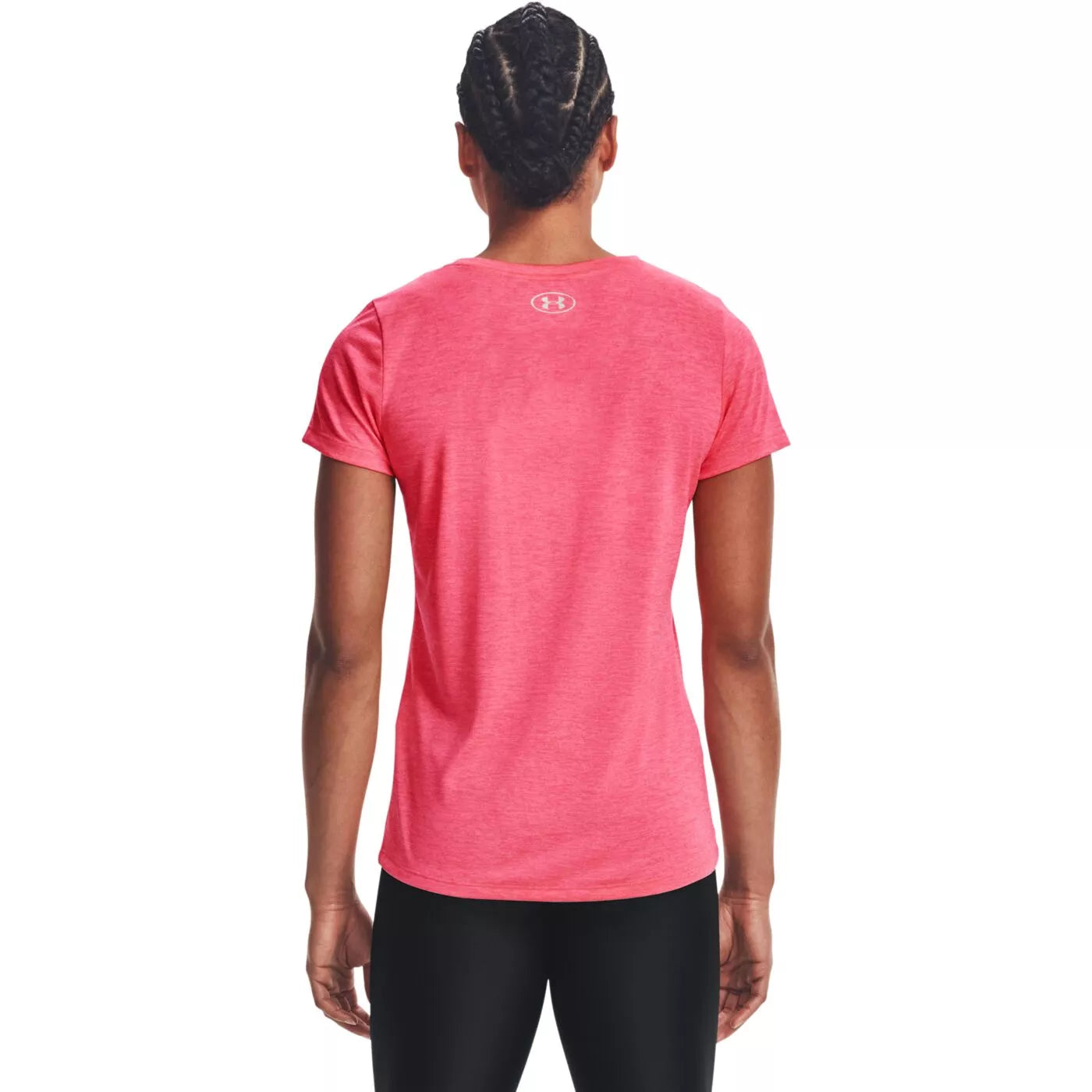 UA Twist Tech Tee W Rebel Pink