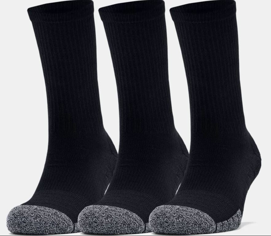 UA Heat Gear Crew Sock Black