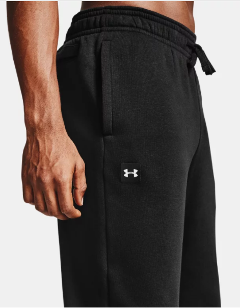 UA Rival Fleece Pants M Black