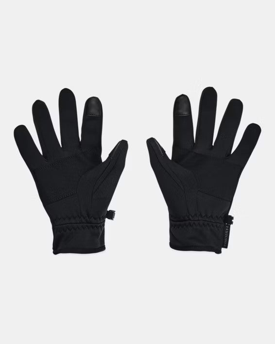 UA Storm Fleece Liner Gloves Y Black/Pitch Gray