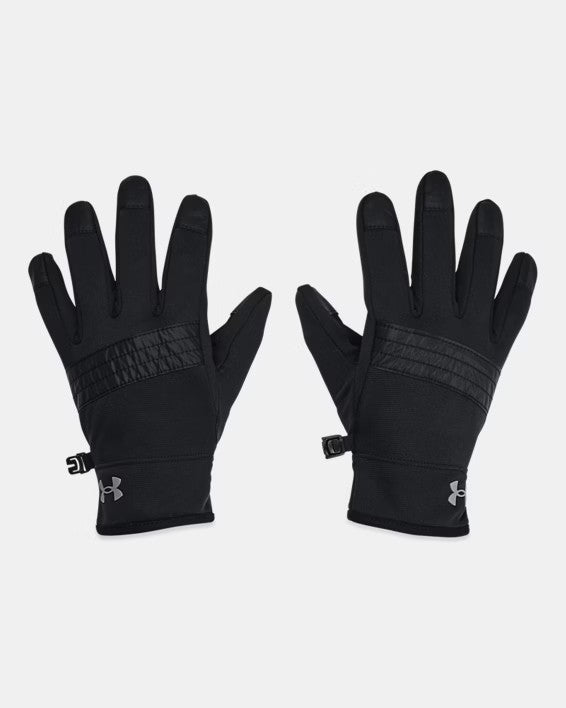 UA Storm Fleece Liner Gloves Y Black/Pitch Gray