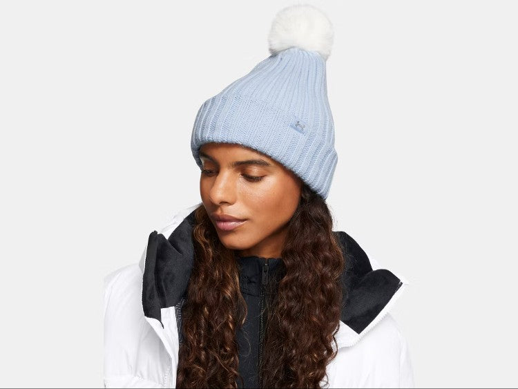 UA Halftime Pom Beanie W Nimbus Blue/Metallic