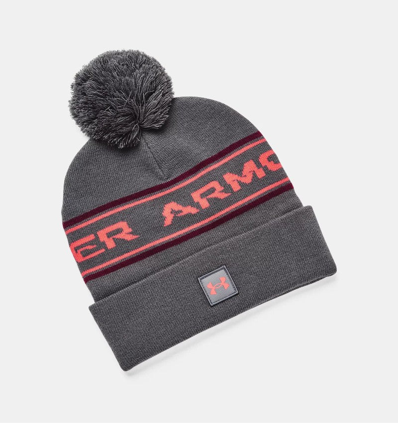 UA Pom Beanie Gry/Red