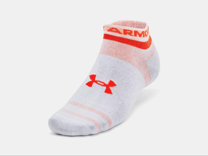 UA Essential Low Sock 3pk White