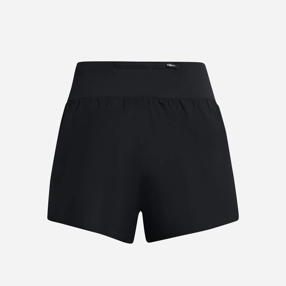 UA Fly-By Elite 3" Shorts W Black