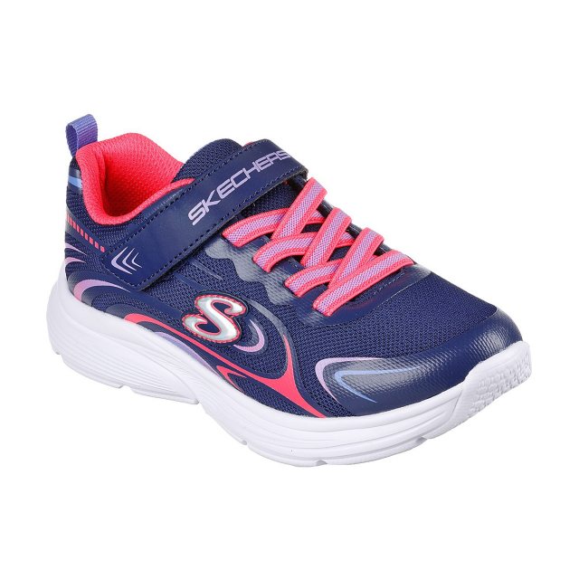 Skechers Wavy Lights Kids Navy