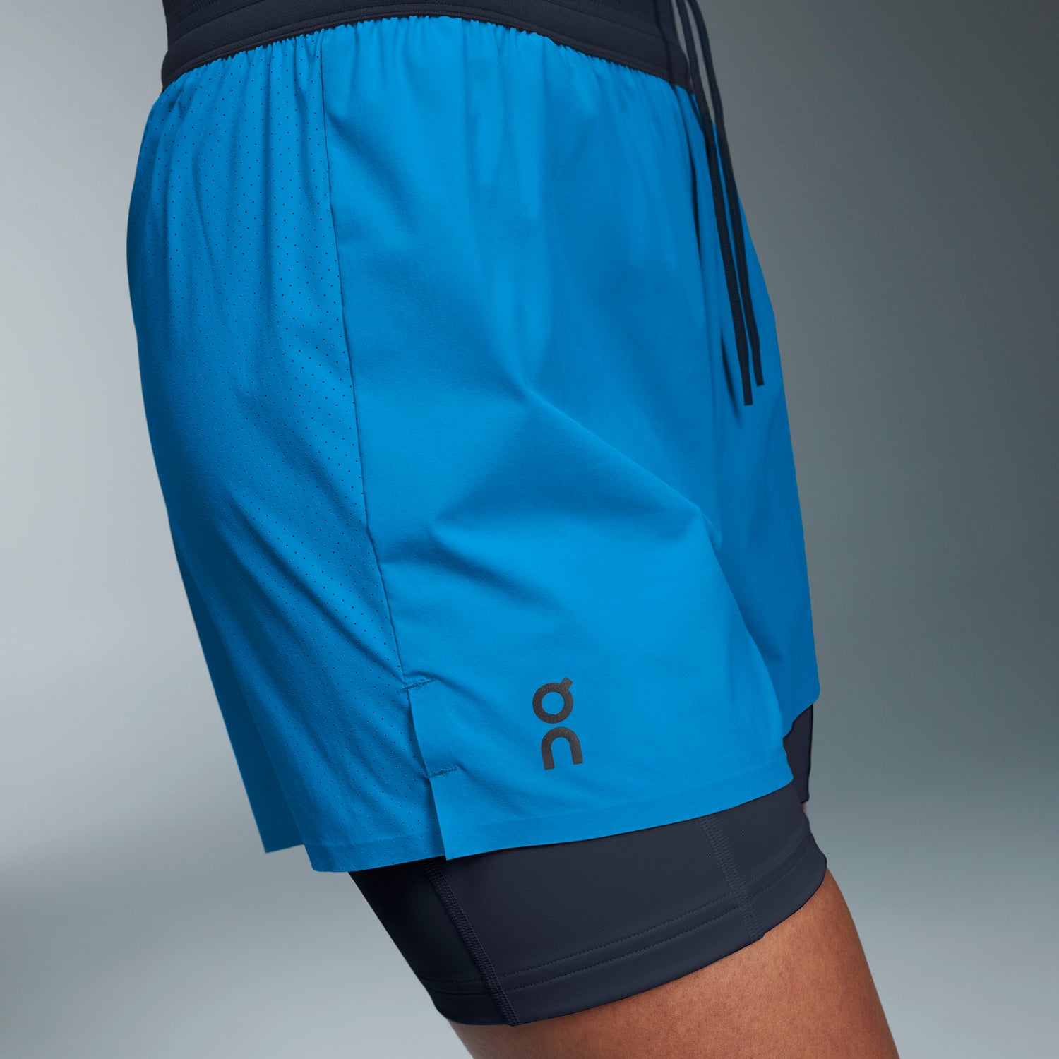 ON 3" Performance 2/1 Shorts W Malibu/Navy