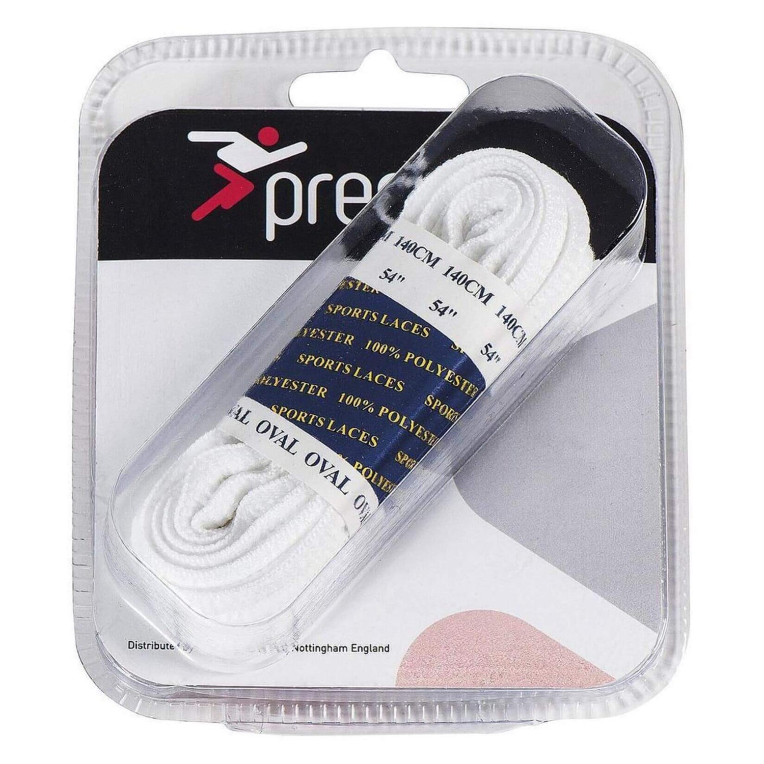 Precision Oval Laces White 180cm