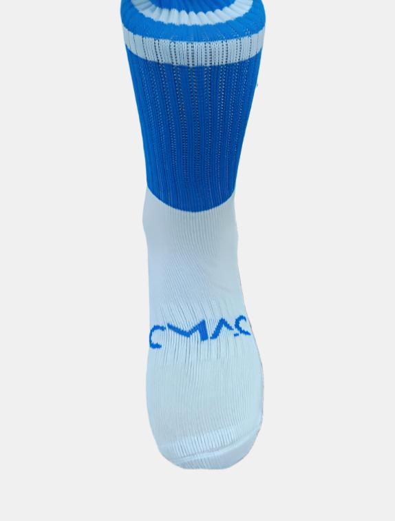 CMAC Midi Sock Royal/White