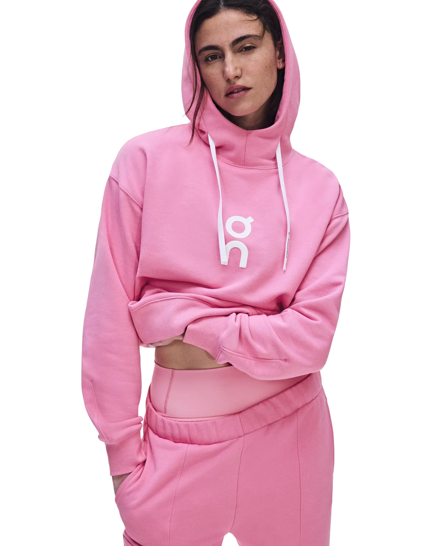 ON Running Club Hoodie W Bubblegum