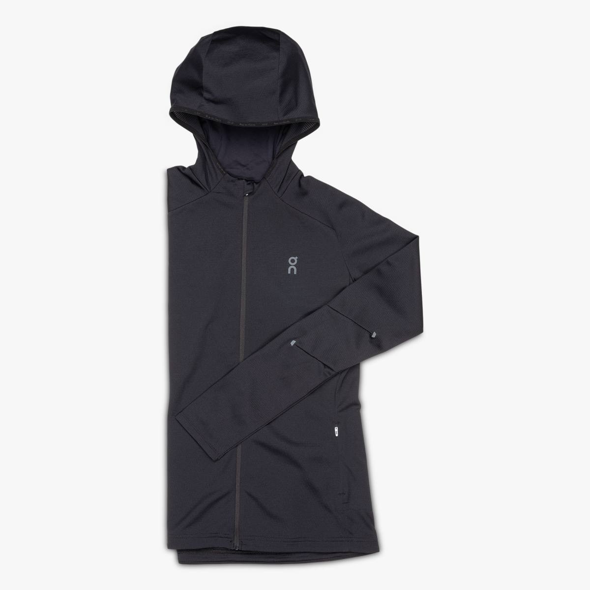 ON Running Climate Zip Hoodie W Black