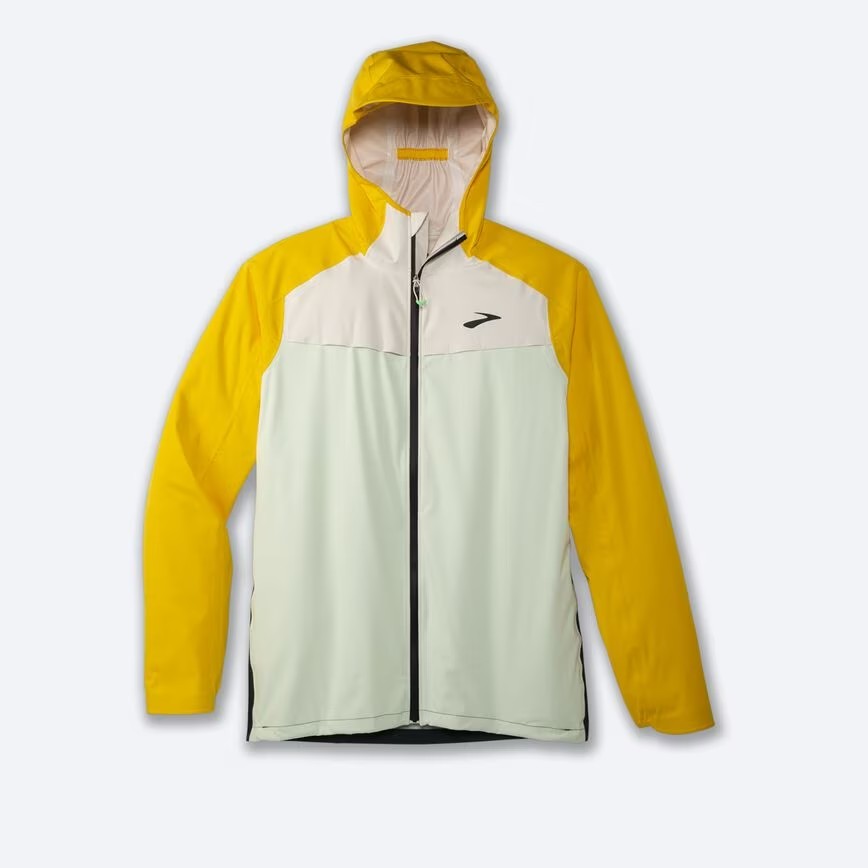 Brooks High Point Waterproof Jacket M Yellow