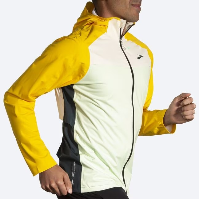 Brooks High Point Waterproof Jacket M Yellow