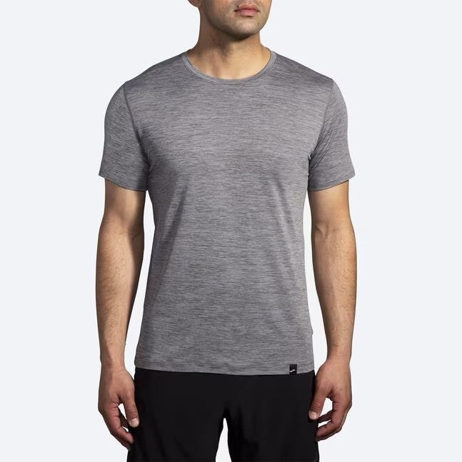 Brooks LUXE SS Tee M Grey