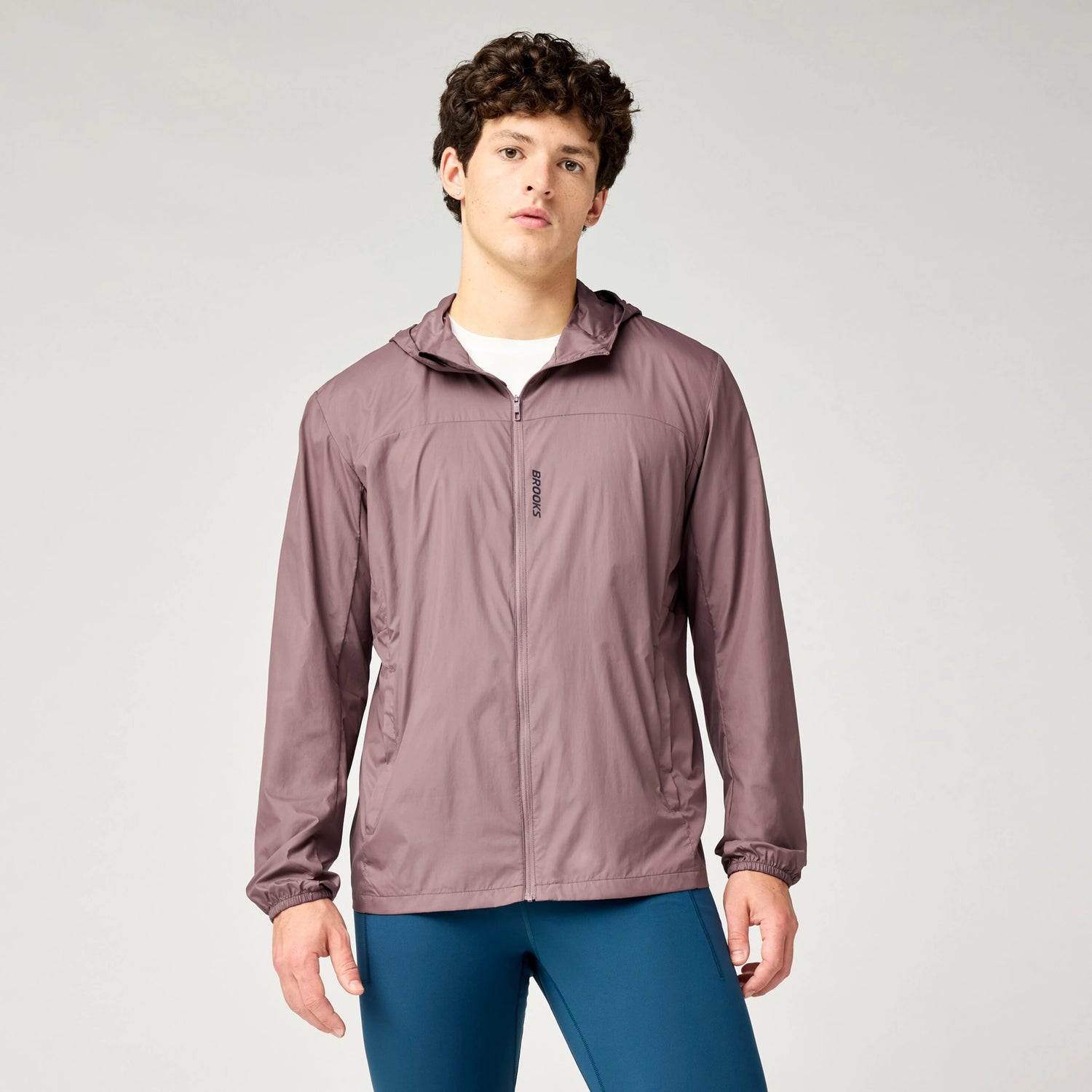 Brooks Canopy Jacket M Burgundy Peppercorn