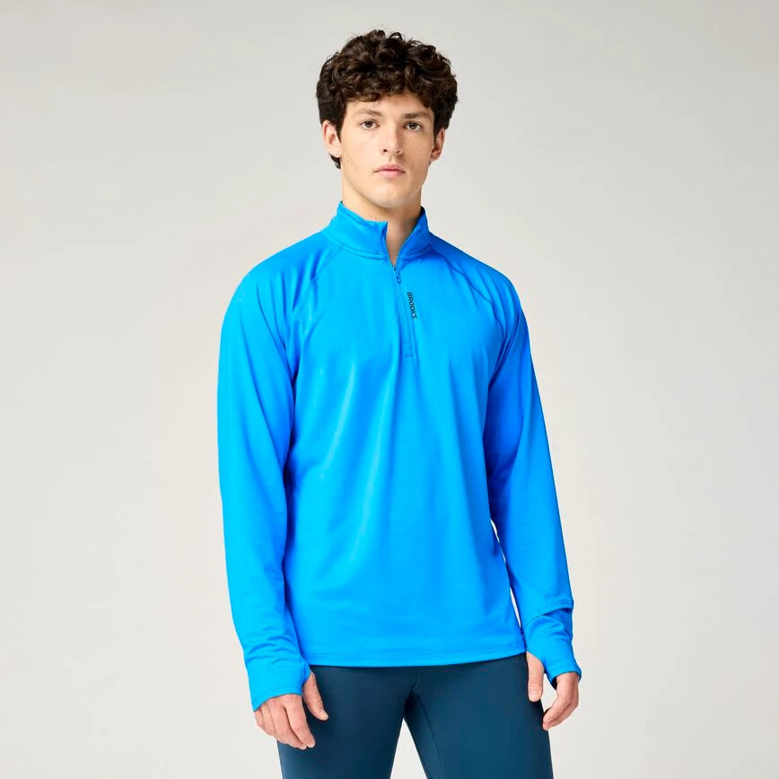 Brooks Dash 1/4 Zip 3.0 M Cyber Blue