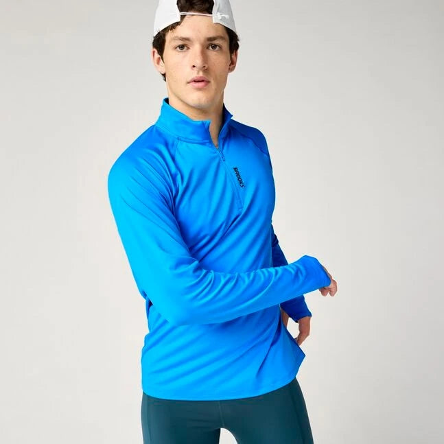 Brooks Dash 1/4 Zip 3.0 M Cyber Blue