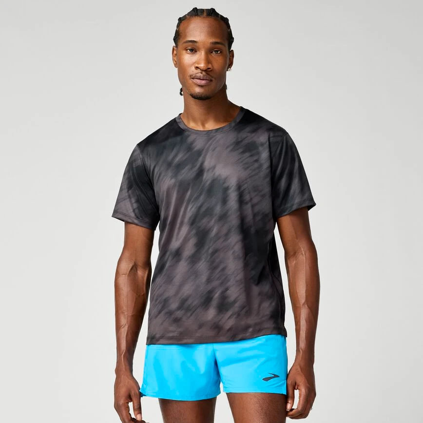 Brooks Dash SS Printed M Metablur Black