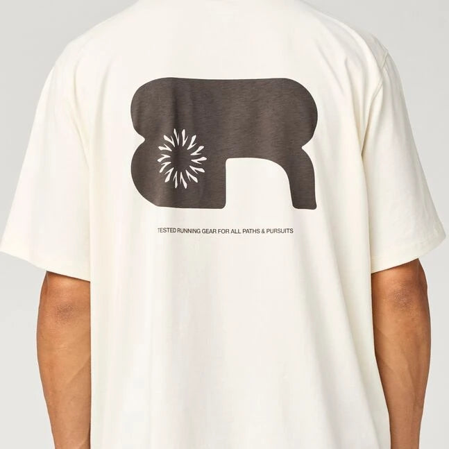 Brooks M Movement Heavyweight Tee Bone/Cocoa