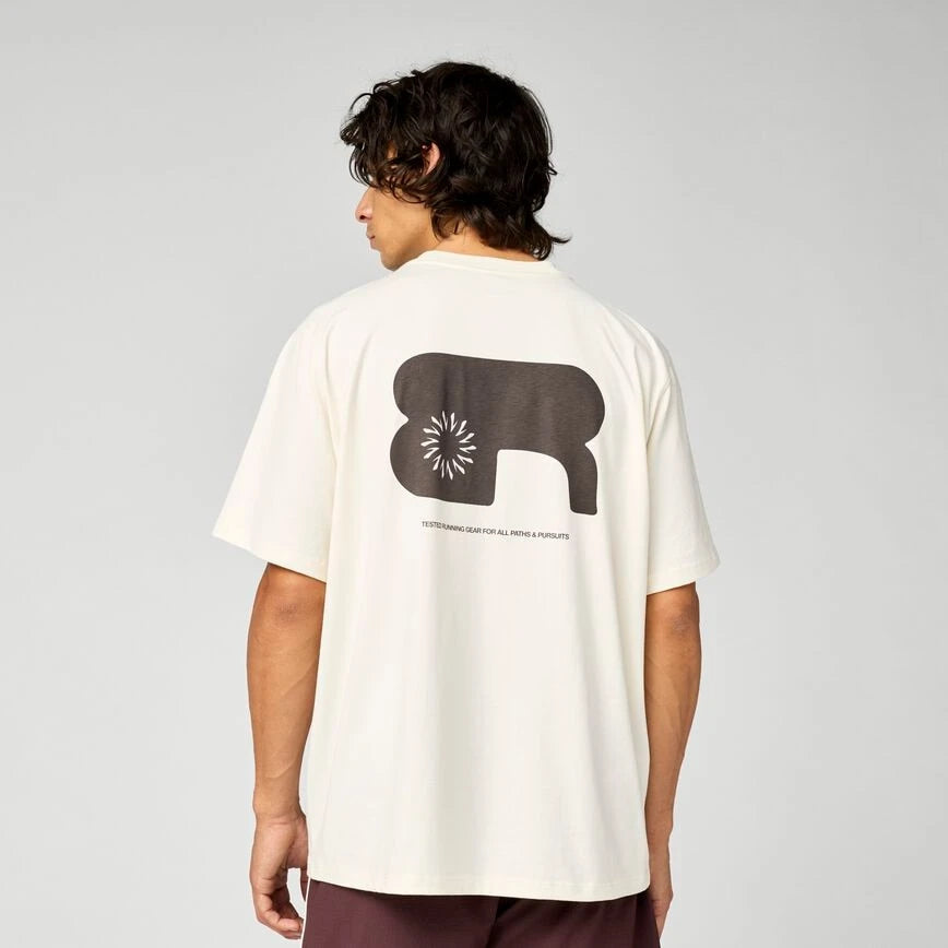 Brooks M Movement Heavyweight Tee Bone/Cocoa