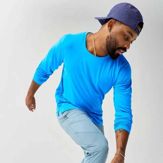 Brooks Dash Long Sleeve M Cyber Blue