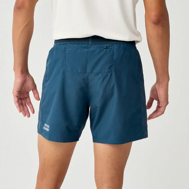 Brooks Dash Reflective Short Men's - Reflective Wordmark Indigo