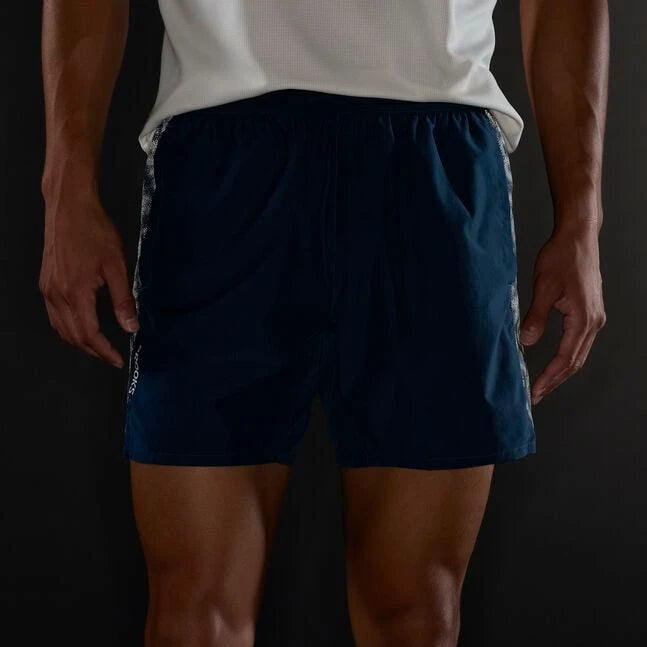 Brooks Dash Reflective Short Men's - Reflective Wordmark Indigo