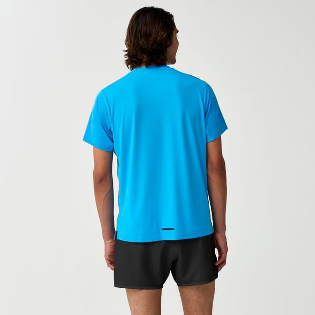 Brooks Dash Cooling Short Sleeve M Cyber Blue