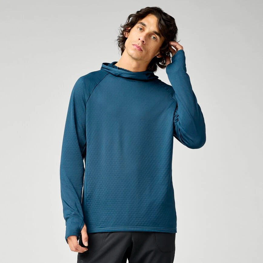 Brooks Momentum Thermal Hoodie Indigo