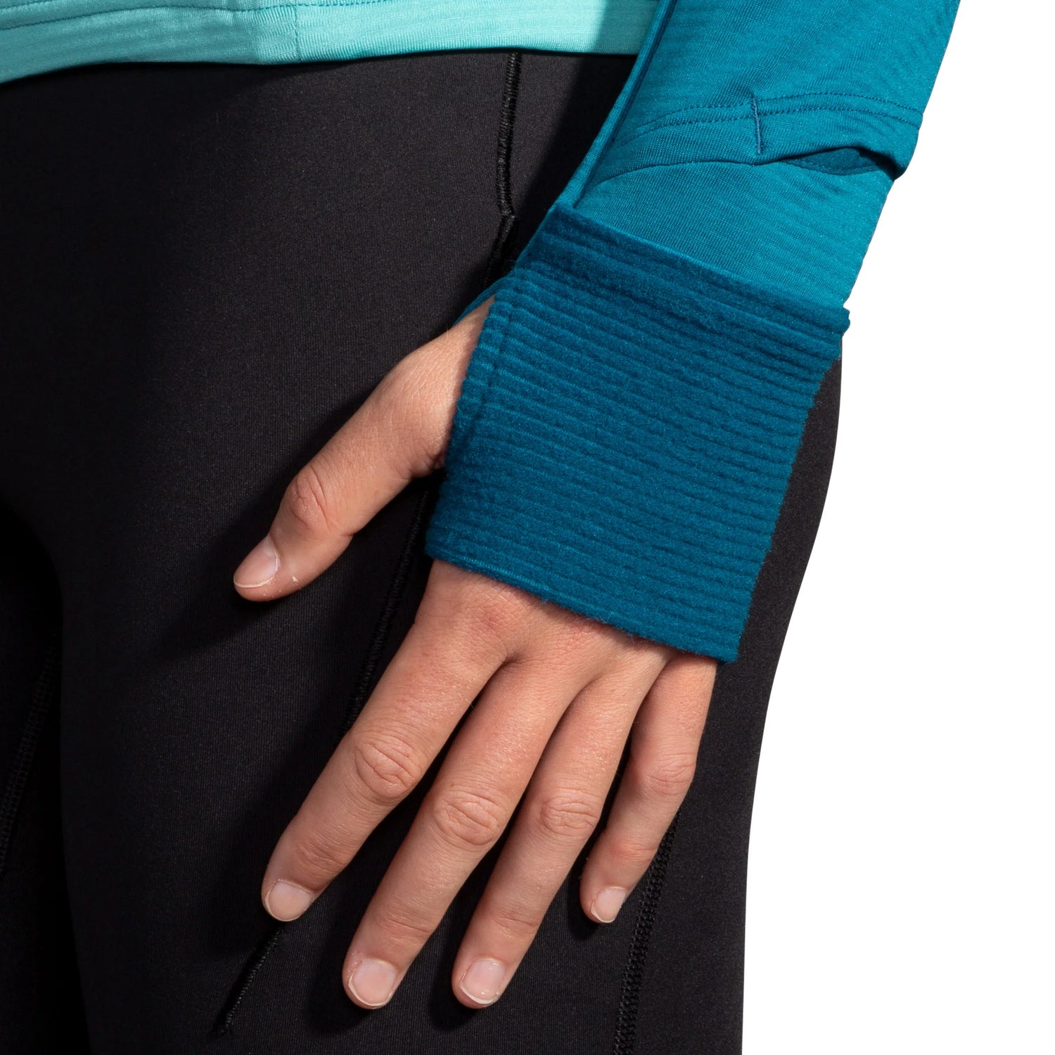 Brooks Notch Thermal Hoodie 2.0 W Aqua