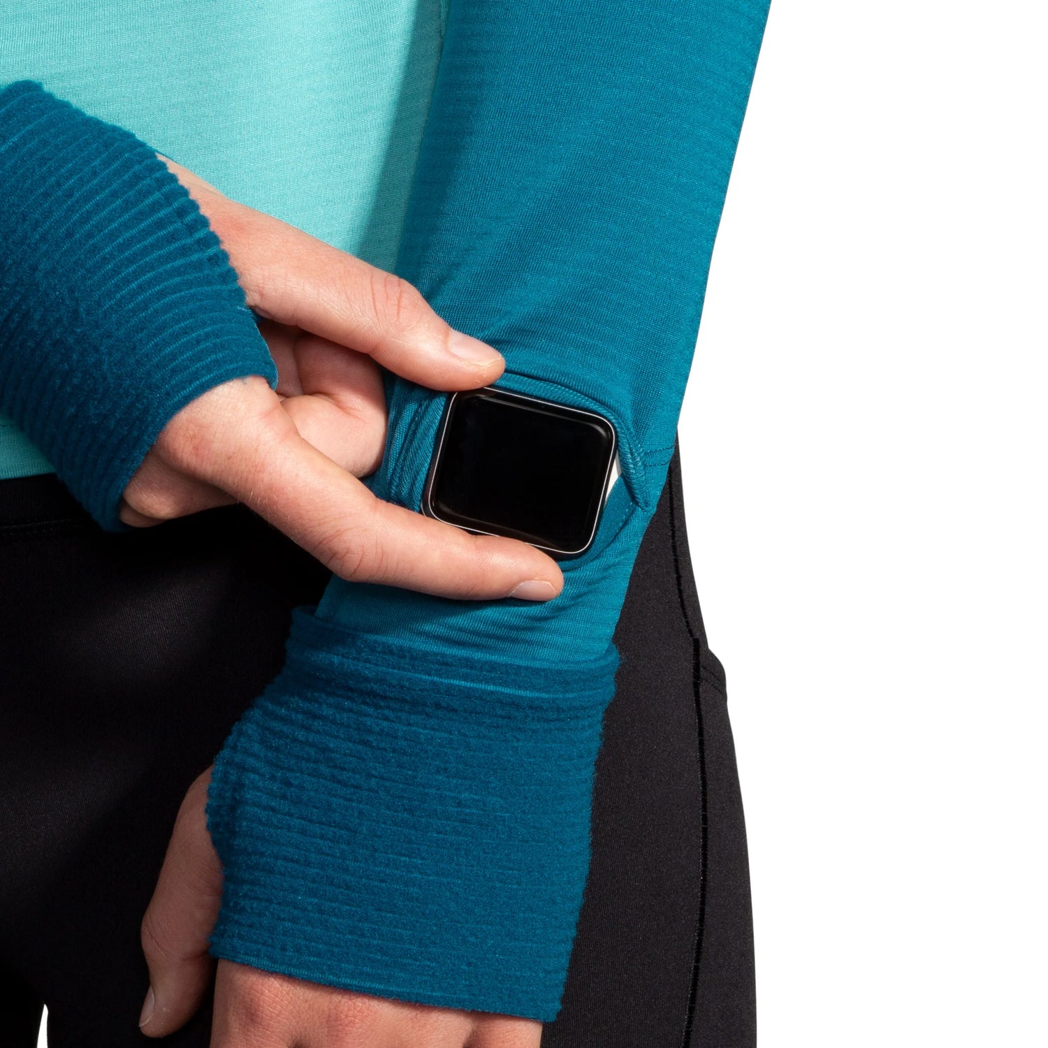 Brooks Notch Thermal Hoodie 2.0 W Aqua