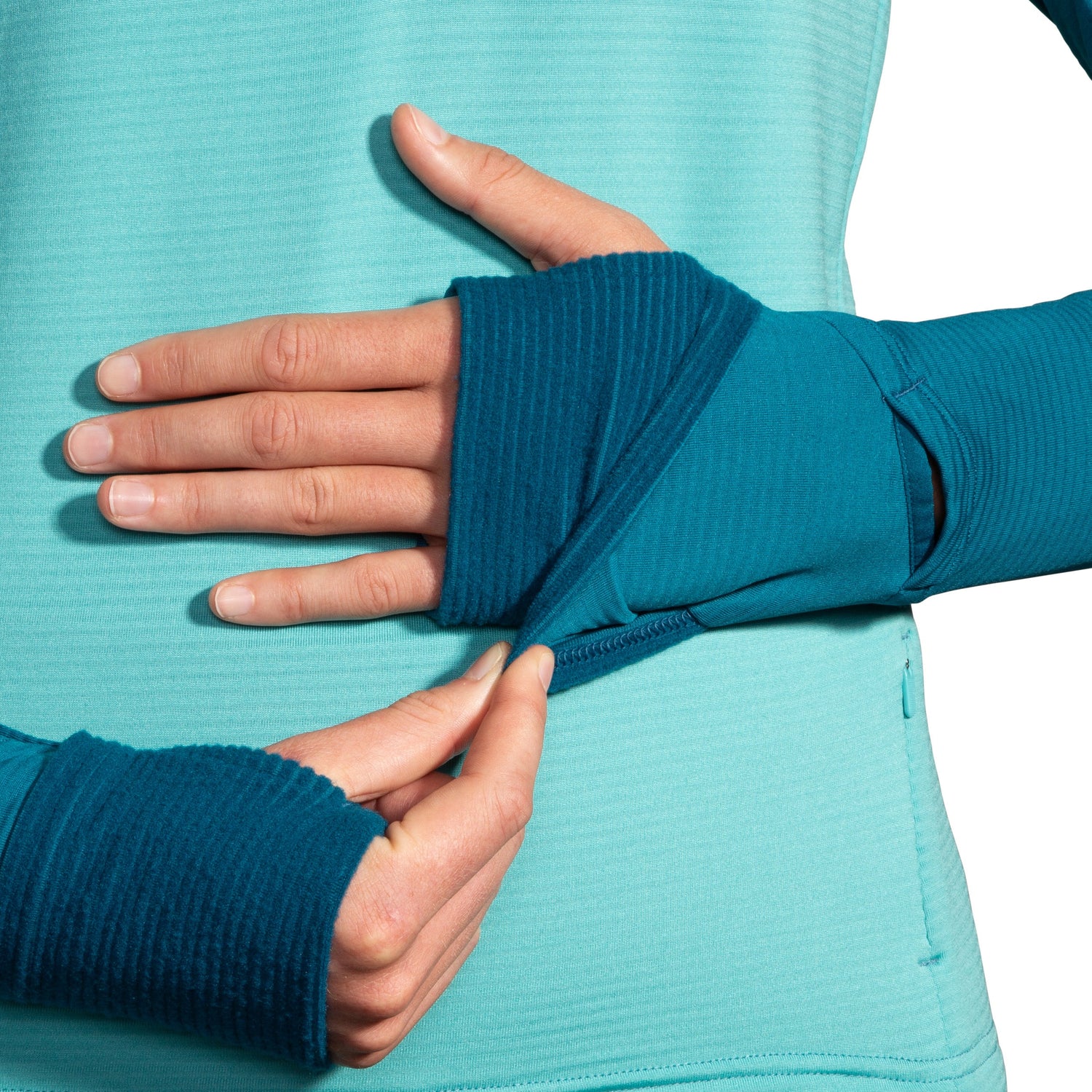 Brooks Notch Thermal Hoodie 2.0 W Aqua