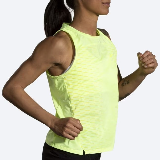 Brooks Spirit Free Tank 2.0 W Yellow