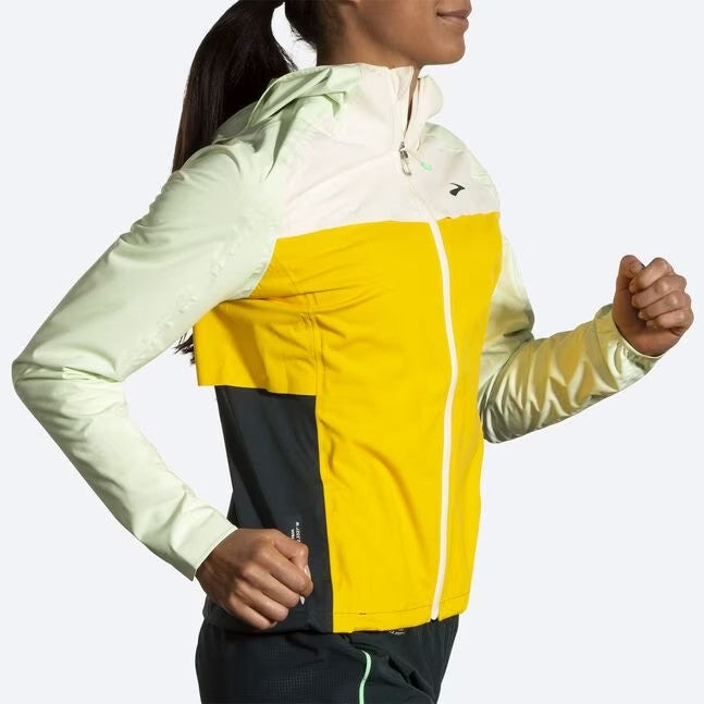 Brooks High Point Waterproof Jacket W Yellow