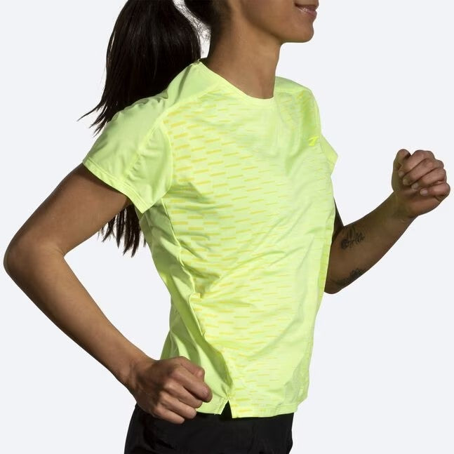 Brooks Spirit Free SS Tee 2.0 W Yellow