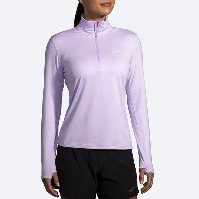 Brooks Dash 1/2 Zip W Purple