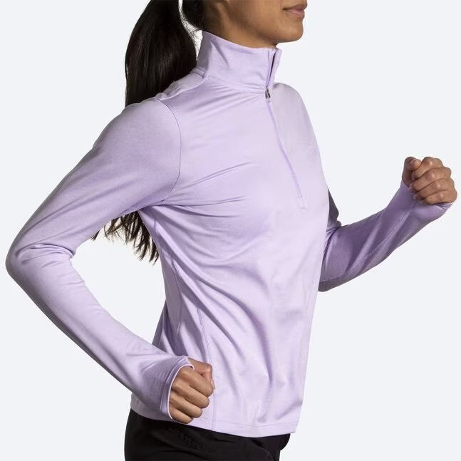 Brooks Dash 1/2 Zip W Purple