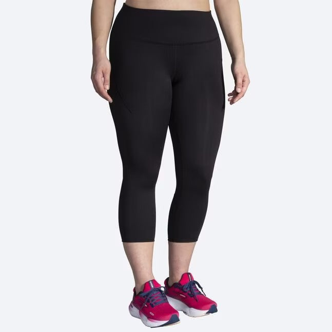 Brooks Spark Capri W Black