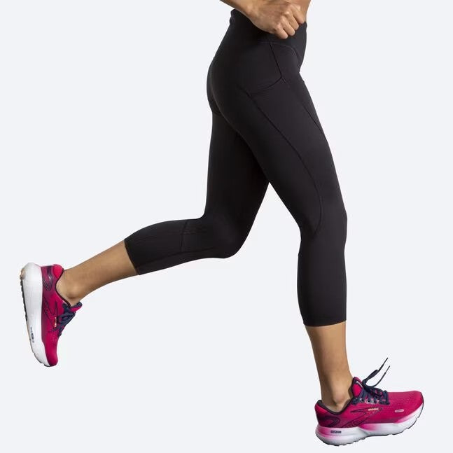 Brooks Spark Capri W Black