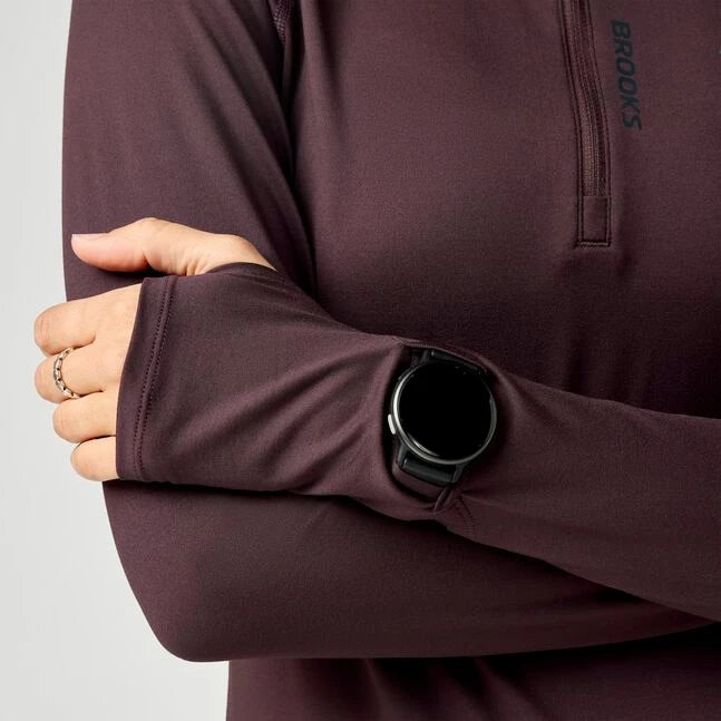 Brooks Dash 1/2 Zip 3.0 W Cocoa