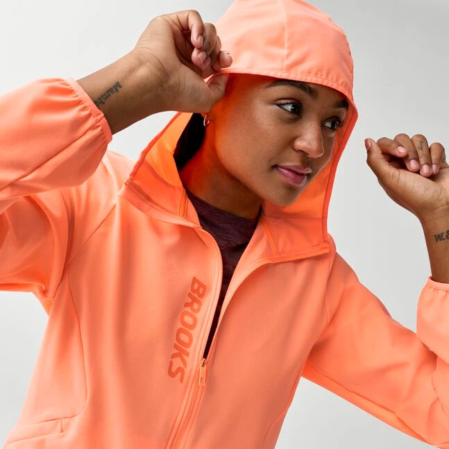 Brooks Canopy Jacket W Cyber Peach